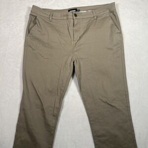 RSQ Slim Straight Chino Casual Pants‎ With Stretch Men's Size 38x30 Beige